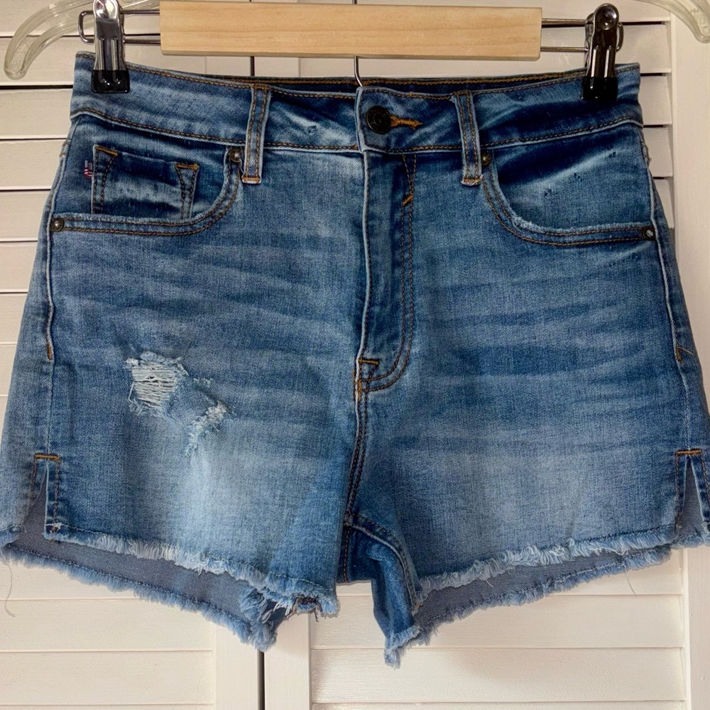 Vigoss Distressed Blue Jean Shorts